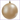 10" Champagne Pearl Ball Ornament