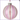 4" GLS CANDY BALL ORNAMENT