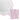 Scalloped Duvet Cover - Pink / White